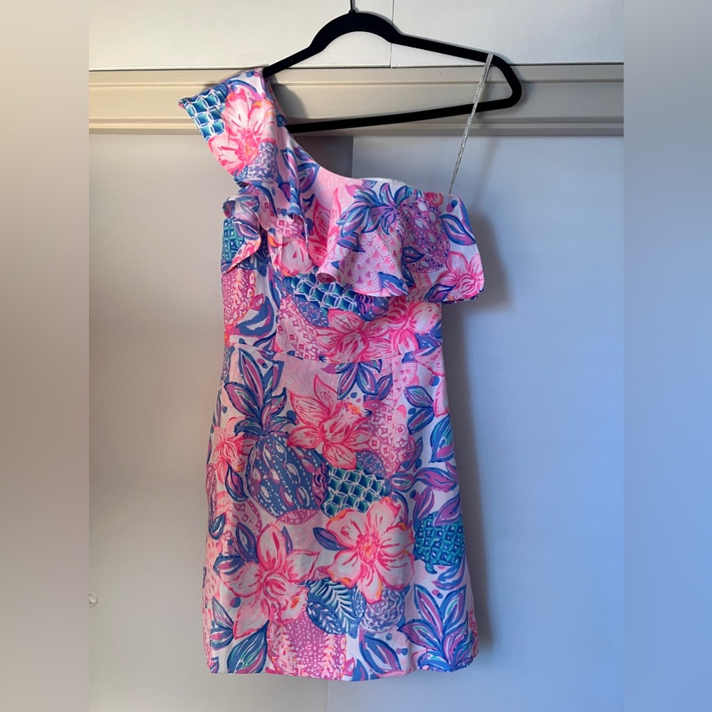 Lilly Pulitzer Kipton One-Shoulder Romper